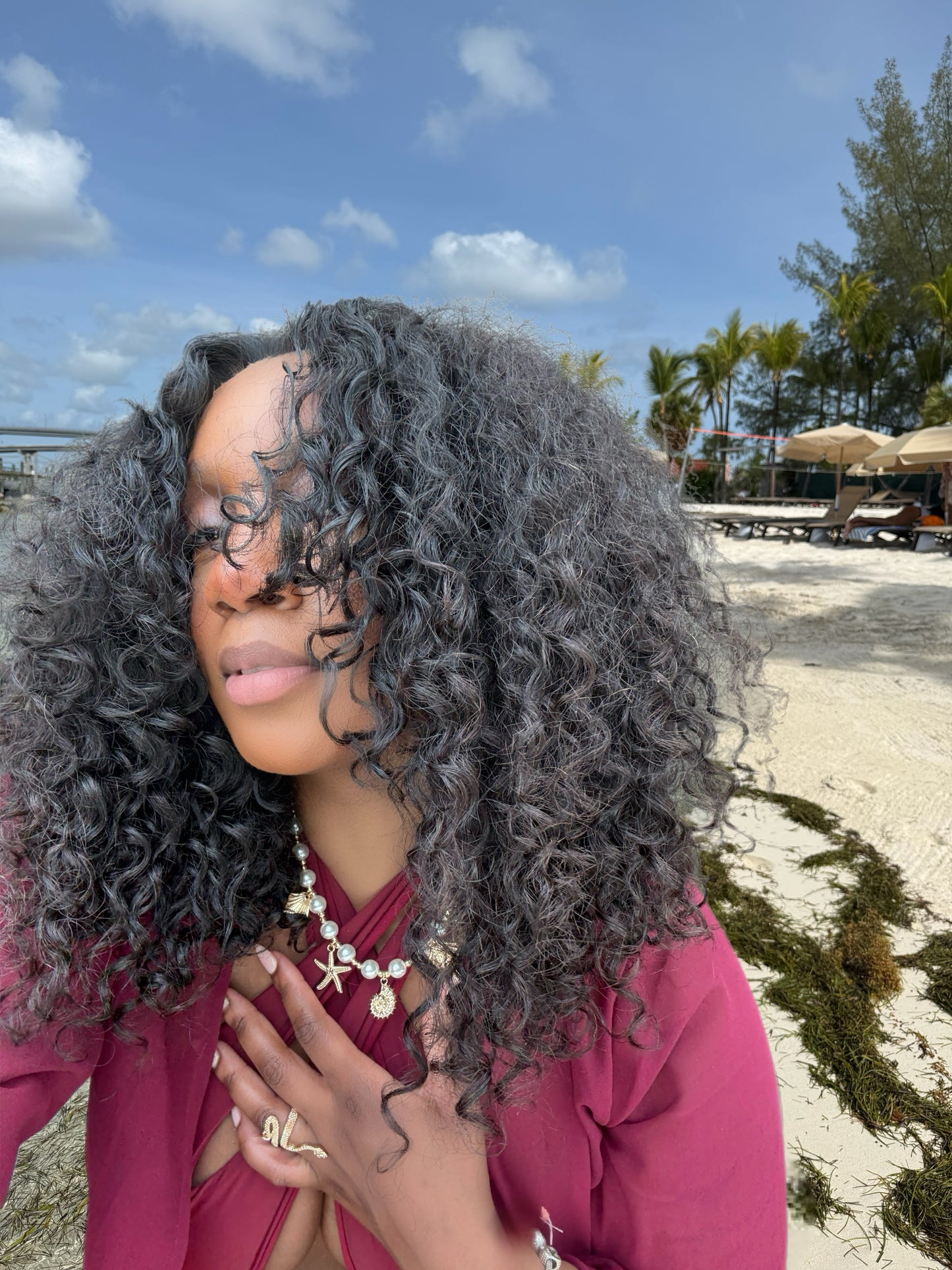 Vacation Curly Wig